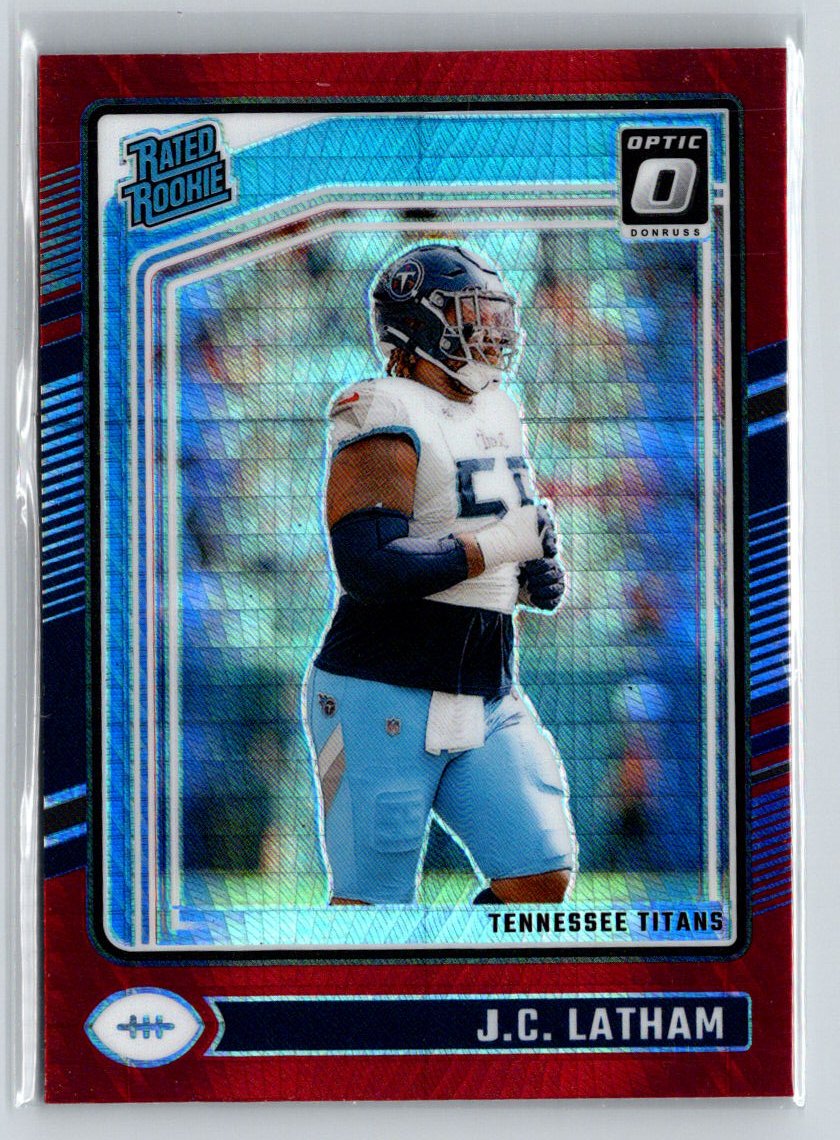 2024 Donruss Optic #234 J.C. Latham Red Hyper G41
