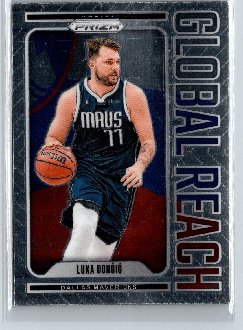 2024-25 Panini Prizm #8 Luka Doncic Global Reach G41