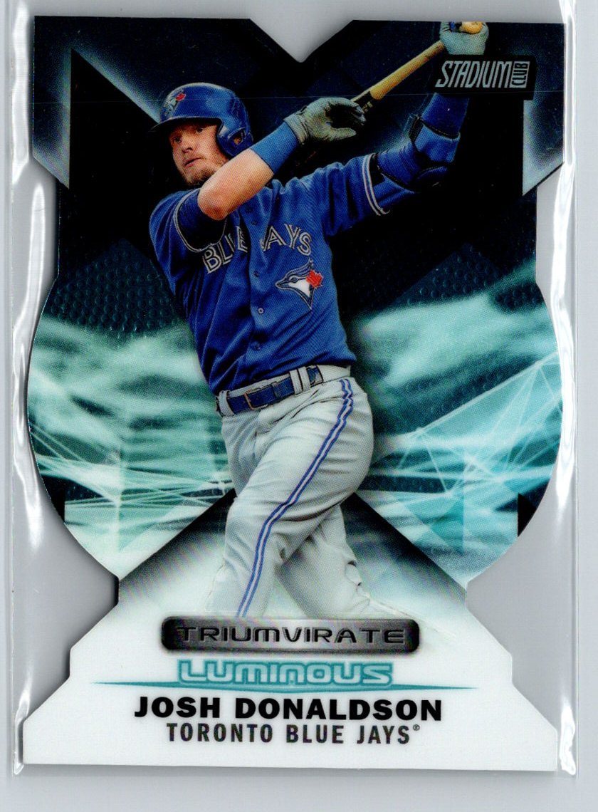 2016 Stadium Club #T-7B Josh Donaldson Triumvirates Luminous G42