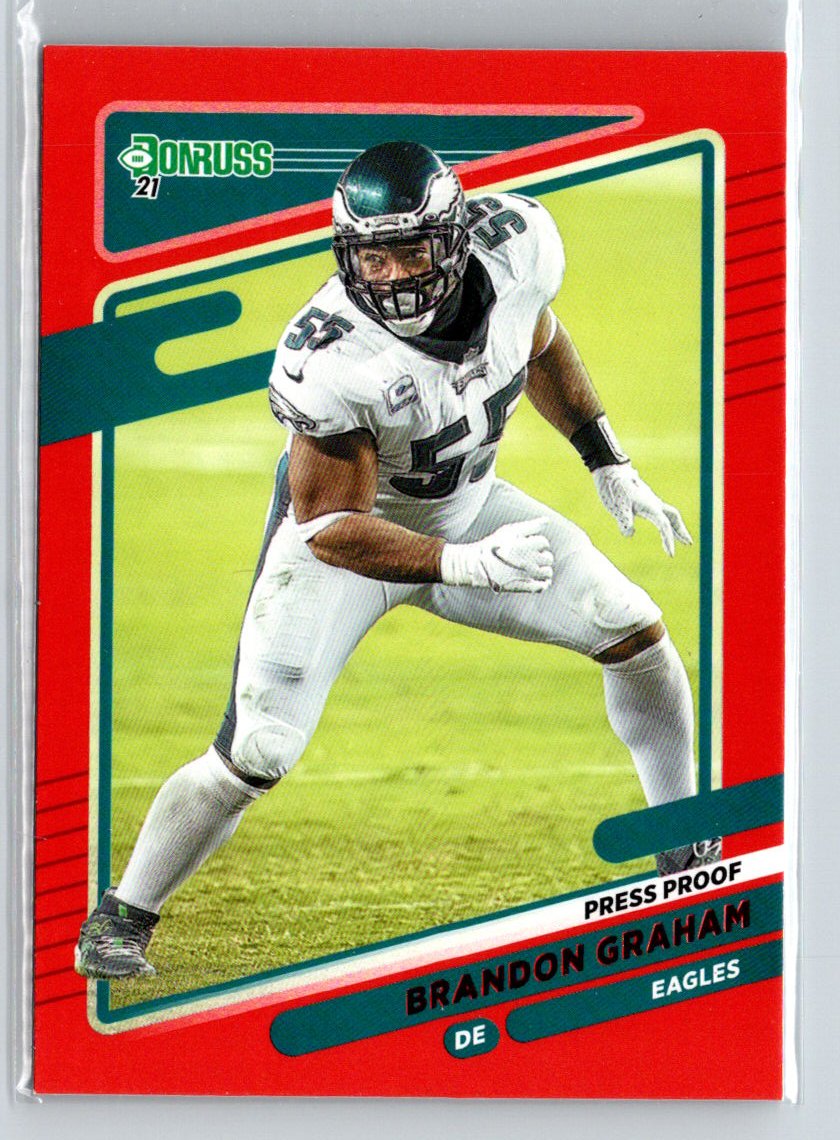 2021 Donruss - Press Proof Red #114 Brandon Graham G42