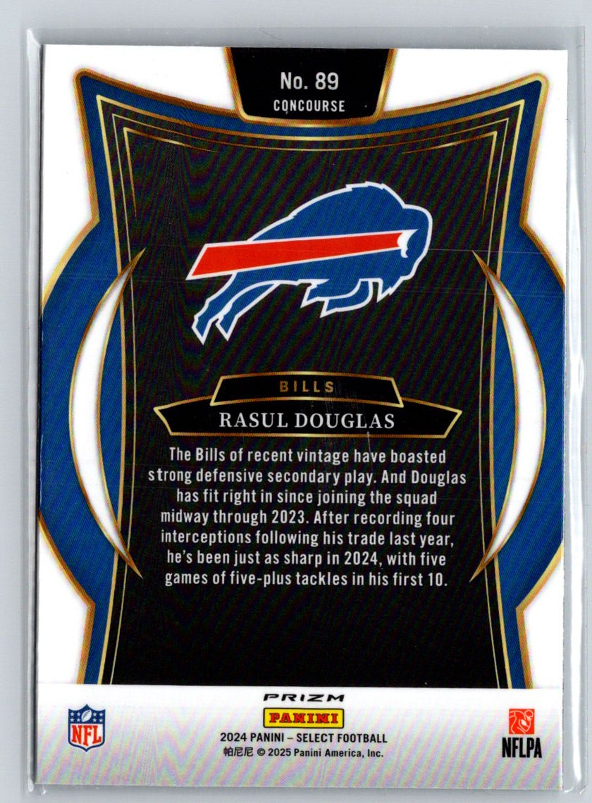2024 Panini Select #89 Rasul Douglas Silver Prizm G43
