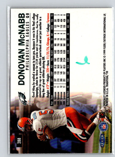 1999 Fleer Tradition #288 Donovan McNabb G43
