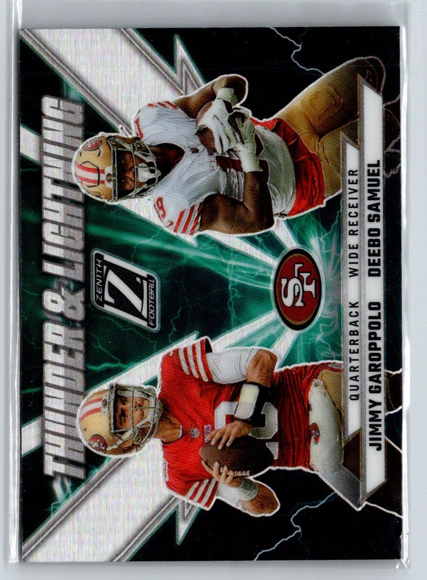 2022 Zenith #TL-JD Jimmy Garoppolo / Deebo Samuel Thunder and Lightning G43