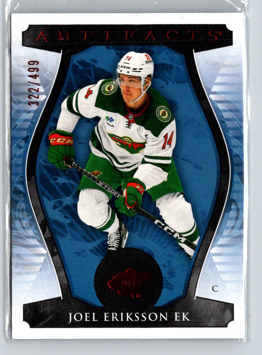 2023-24 Upper Deck Artifacts #62 Joel Eriksson Ek Ruby #/499 G43
