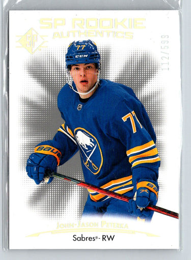 2021-22 SP #121 J.J. Peterka Silver Spectrum #/599 G43