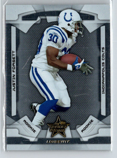 2008 Leaf Rookies & Stars #150 Justin Forsett #/999 G44