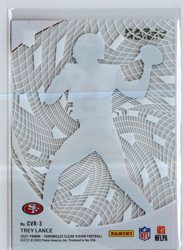 2021 Panini Chronicles #CVR-3 Trey Lance Clear Vision Rookies G43