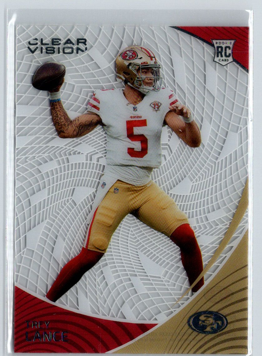 2021 Panini Chronicles #CVR-3 Trey Lance Clear Vision Rookies G43