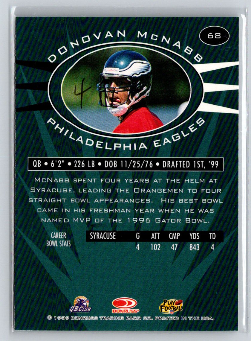 1999 Donruss Preferred QBC #68 Donovan McNabb G44