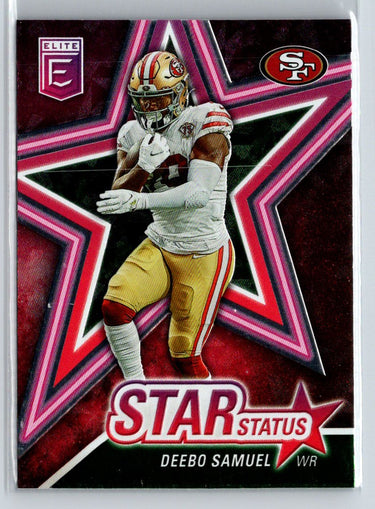 2022 Donruss Elite #SS12 Deebo Samuel Star Status Pink G43