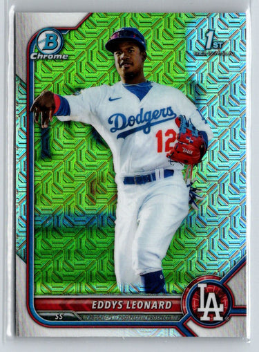 2022 Bowman - Chrome Prospects Mojo Refractors #BCP-57 Eddys Leonard G44