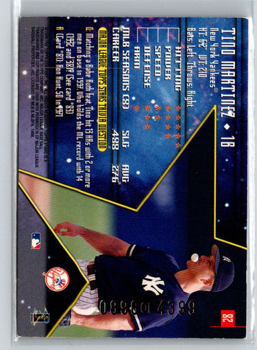 1998 Topps Stars #82 Tino Martinez Silver #/4399 G46