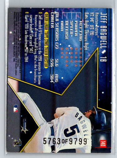 1998 Topps Stars #140 Jeff Bagwell #/9799 G46