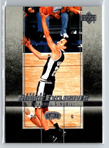 2003-04 Upper Deck Rookie Exclusives #38 Manu Ginobili G46