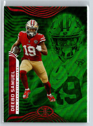 2022 Panini Illusions #89 Deebo Samuel Trophy Collection Emerald G44