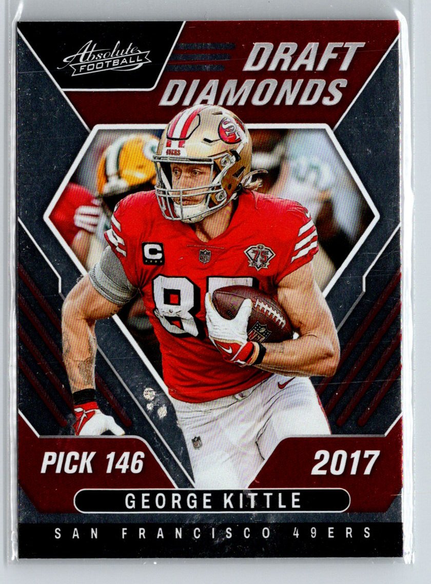2022 Panini Absolute #DD-15 George Kittle Draft Diamonds G47