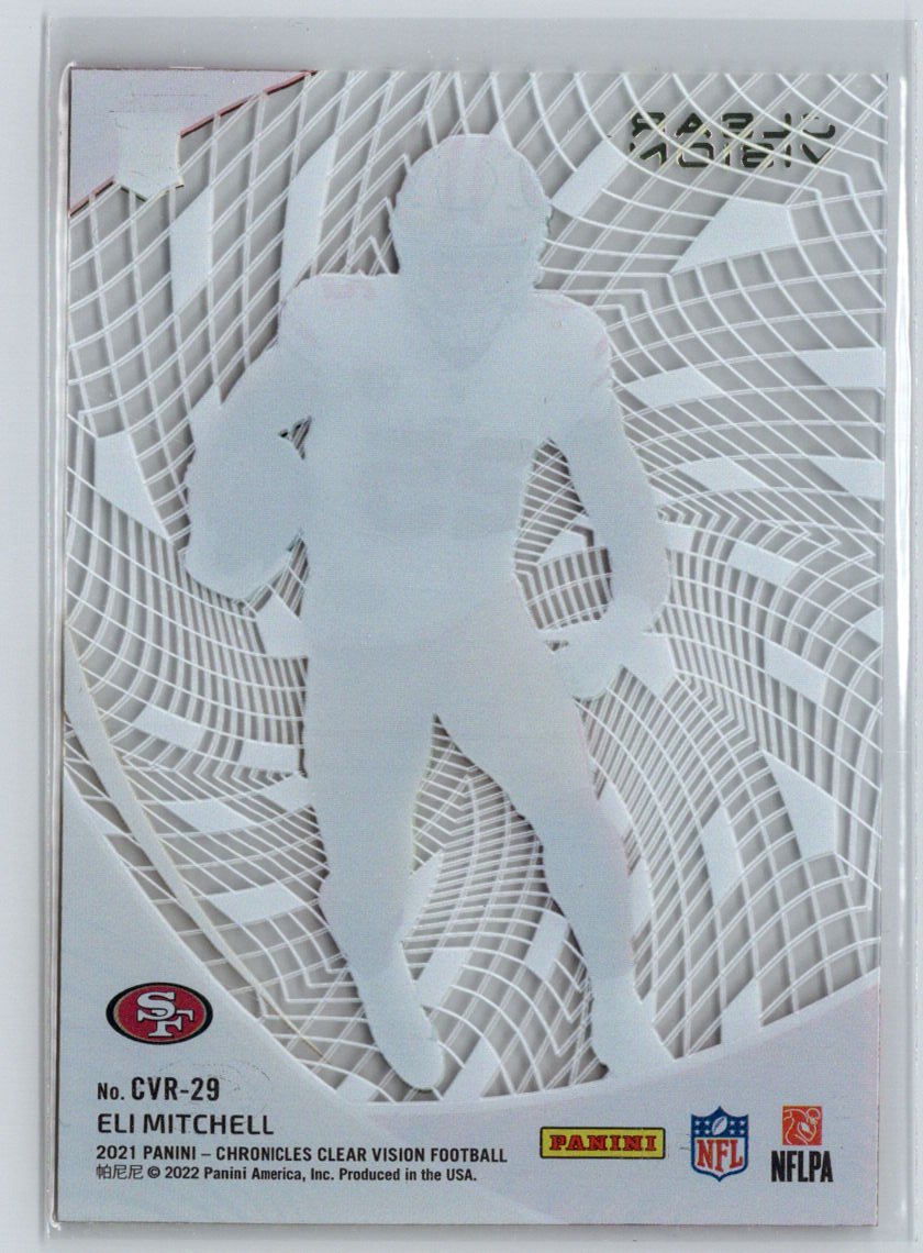 2021 Panini Chronicles #CVR-29 Eli Mitchell Clear Vision Rookies G47