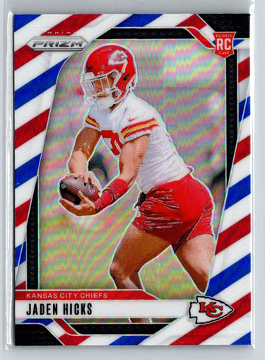 2024 Panini Prizm #336 Jaden Hicks Red White and Blue G47