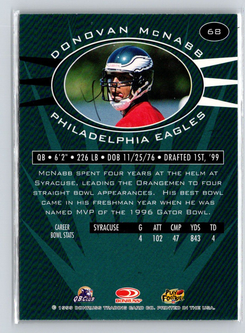 1999 Donruss Preferred QBC #68 Donovan McNabb G47