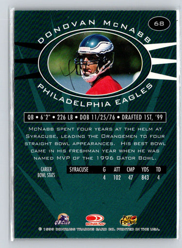 1999 Donruss Preferred QBC #68 Donovan McNabb G47