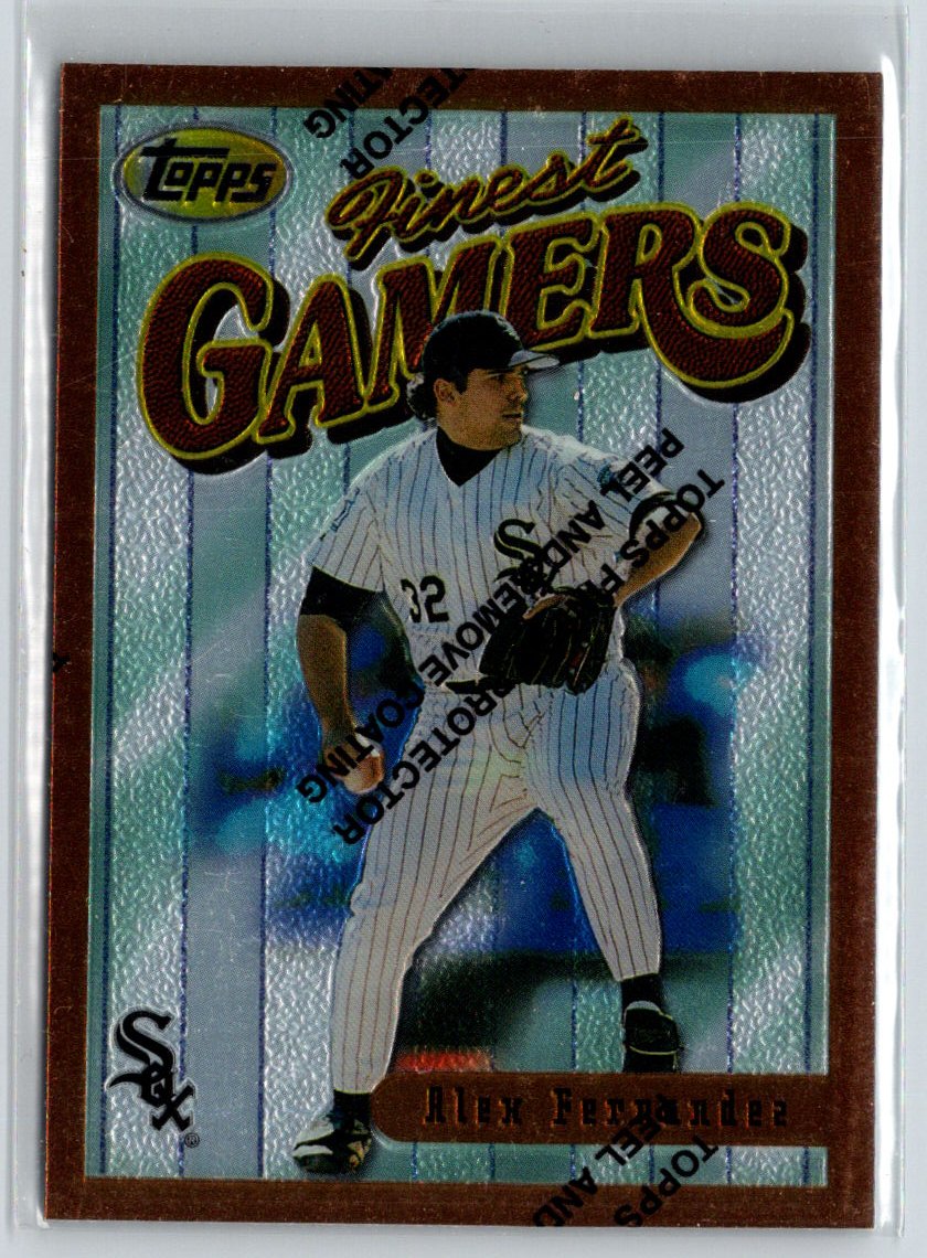 1996 Finest #154 Alex Fernandez G48