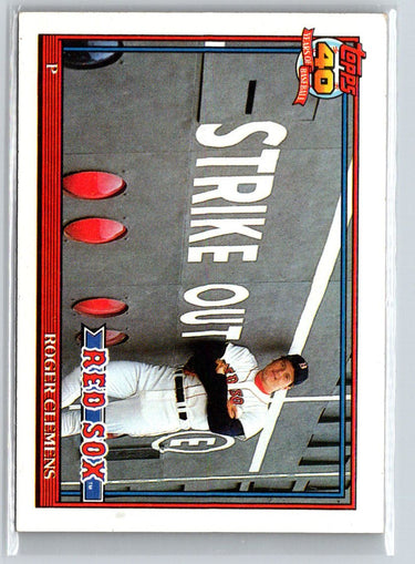 1991 Topps Cracker Jack Series One #22 Roger Clemens G48
