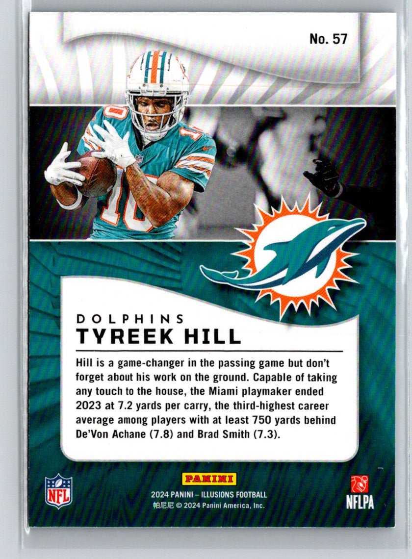 2024 Panini Illusions #57 Tyreek Hill G49