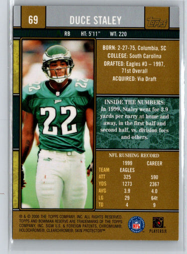 2000 Bowman Reserve #69 Duce Staley G49