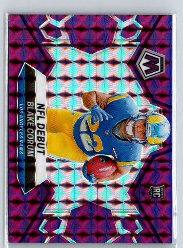 2024 Panini Mosaic #278 Blake Corum Mosaic Purple #/49 G50