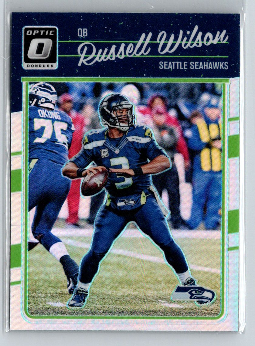 2016 Donruss Optic #89 Russell Wilson Holo i01