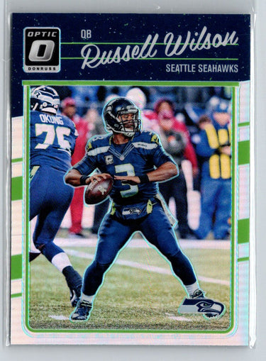 2016 Donruss Optic #89 Russell Wilson Holo i01