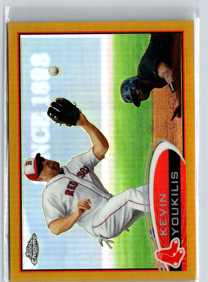 2012 Topps Chrome #109 Kevin Youkilis Gold Refractors #/50 i02