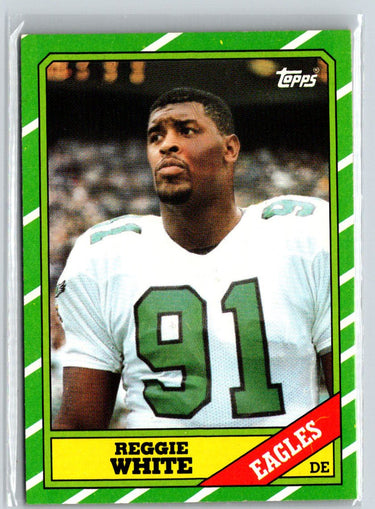 1986 Topps #275 Reggie White i02
