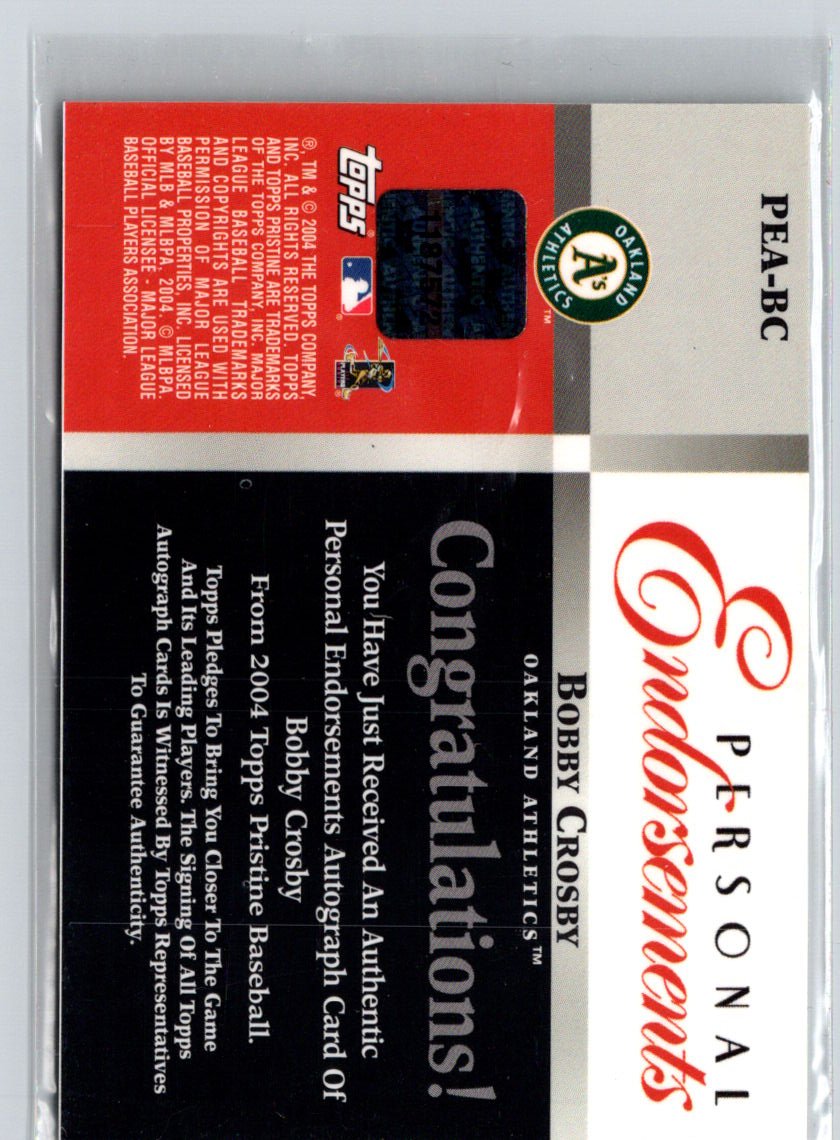 2004 Topps Pristine #PE-DRH Drew Henson Personal Endorsement Autographs i04