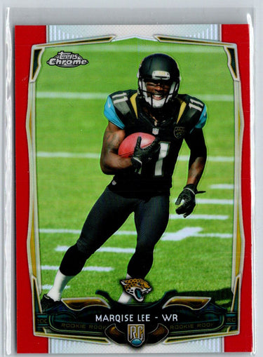 2014 Topps Chrome #126 Marqise Lee Red Refractors #/25 i04