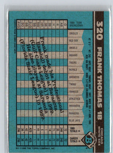 1990 Bowman #320 Frank Thomas i02