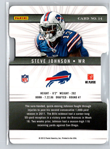2012 Panini Elite #14 Steve Johnson Status #/13 i04