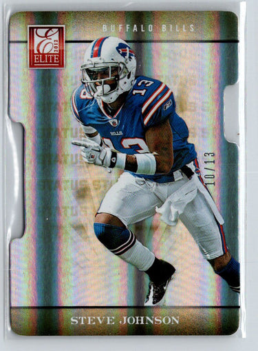 2012 Panini Elite #14 Steve Johnson Status #/13 i04