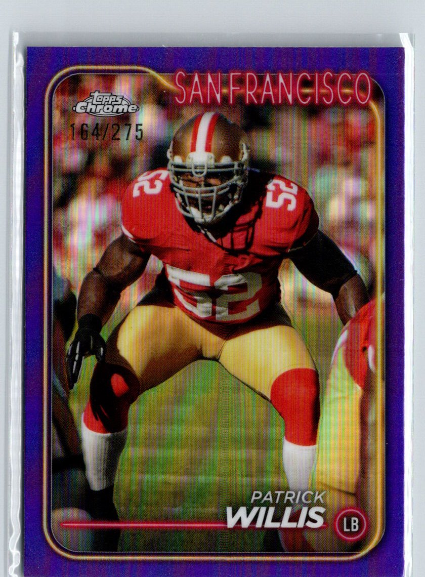 2024 Topps Chrome #180 Patrick Willis Purple Refractor #/275 i05