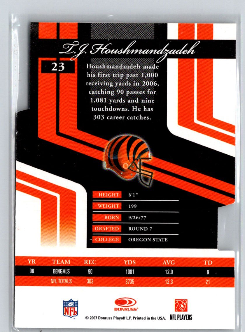 2007 Donruss Elite #23 T.J. Houshmandzadeh Status #/84 i05