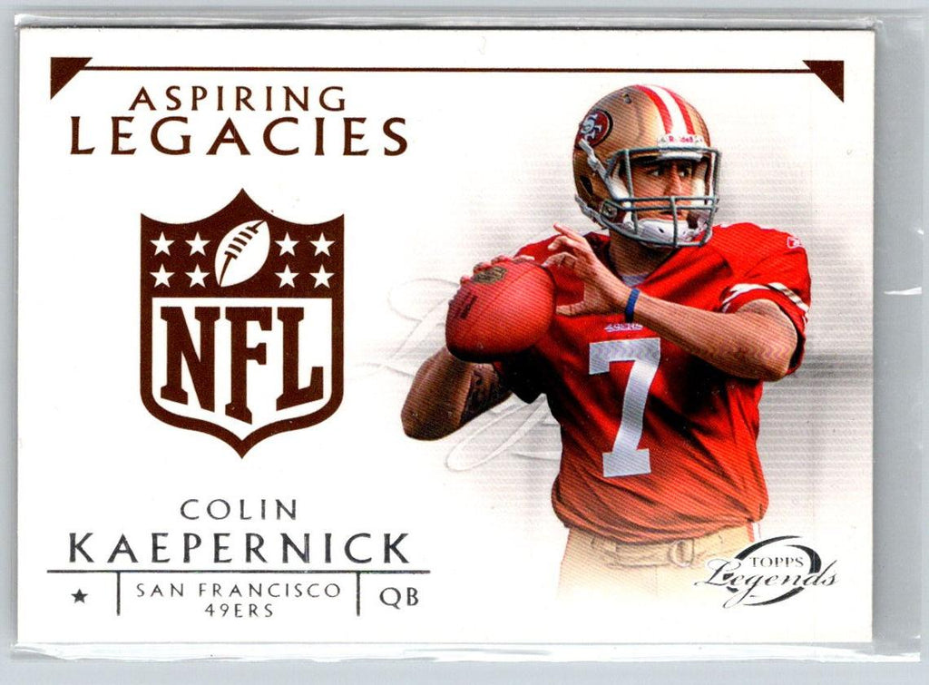 2011 Topps Gridiron Legends #AL-CK Colin Kaepernick Aspiring Legacies i05