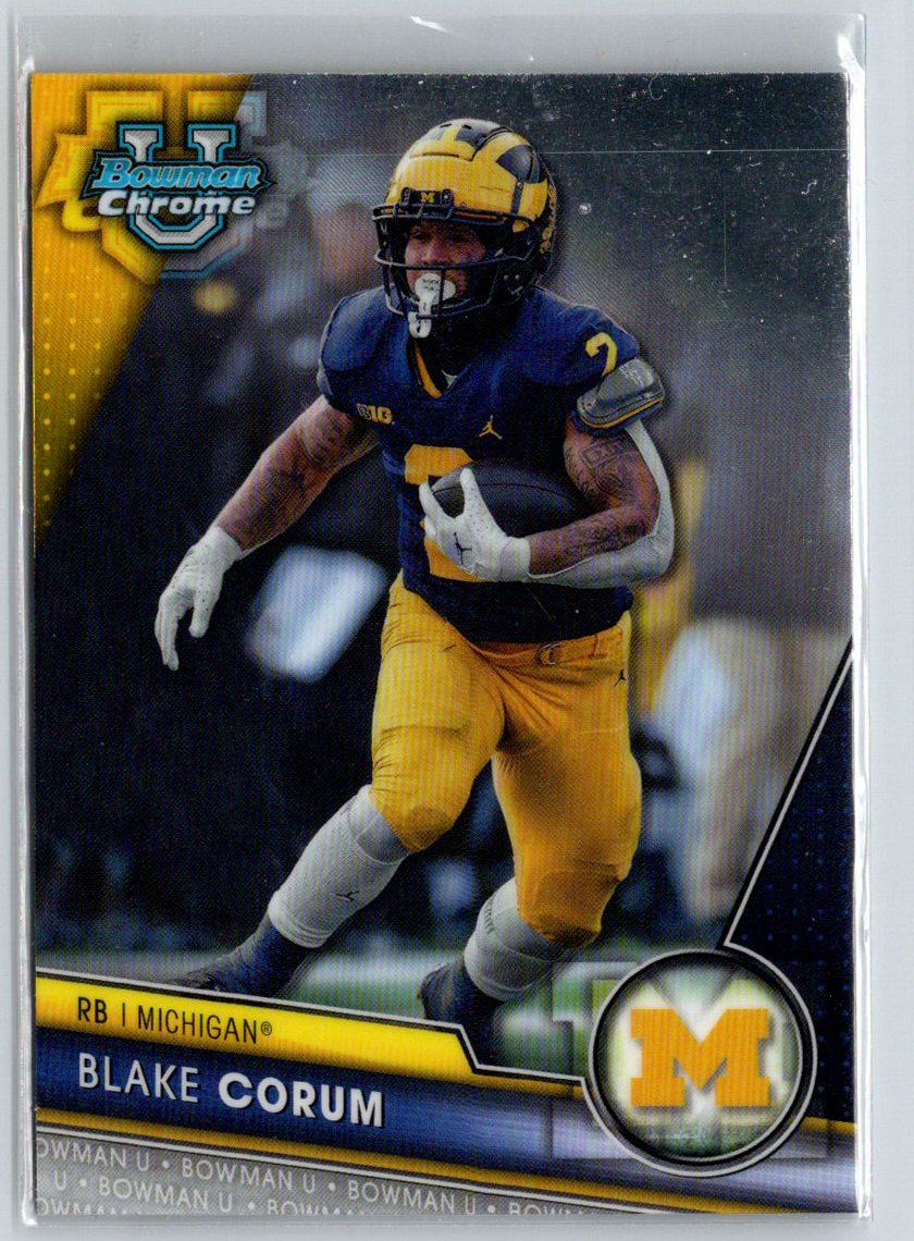 2023 Bowman University Chrome #182 Blake Corum i05