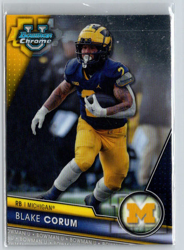 2023 Bowman University Chrome #182 Blake Corum i05