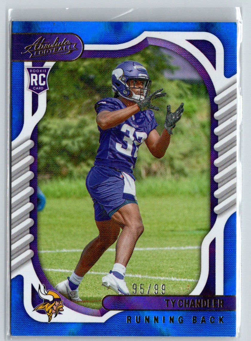 2022 Panini Absolute #197 Ty Chandler Blue Diamonds #/99 i05
