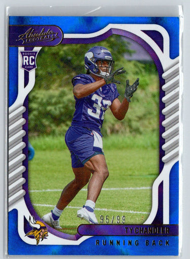 2022 Panini Absolute #197 Ty Chandler Blue Diamonds #/99 i05