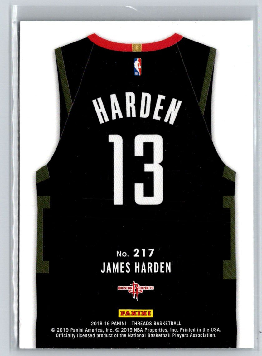 2018-19 Panini Threads #217 James Harden Dazzle i08