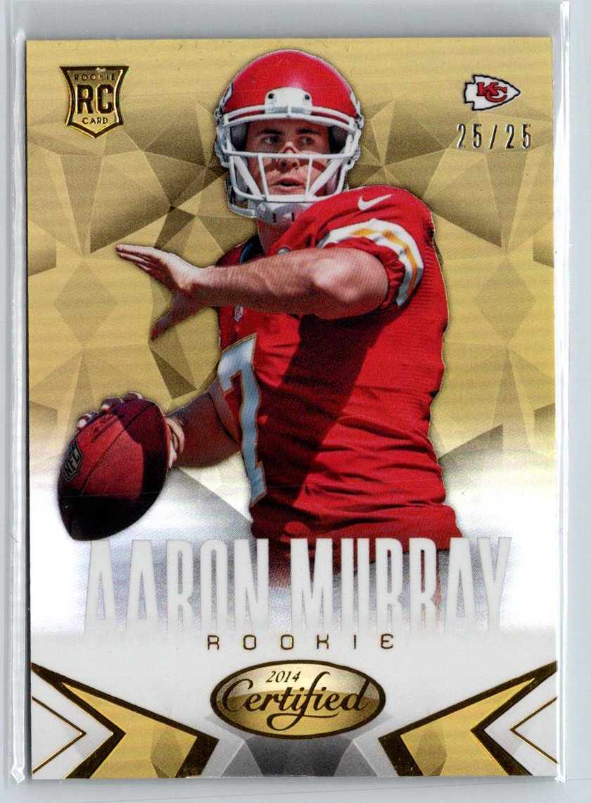 2014 Panini Certified #102 Aaron Murray Mirror Gold #/25 i09