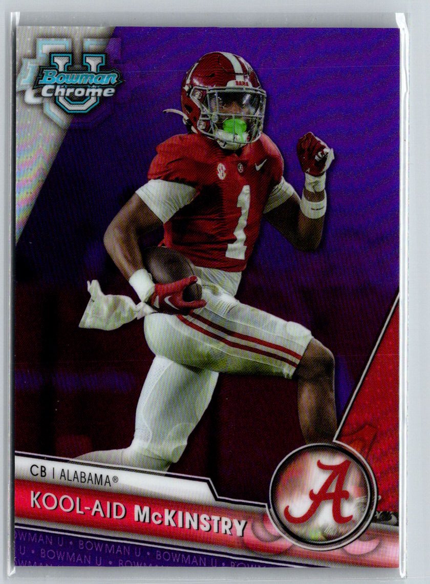 2023 Bowman University Chrome #70 Kool-Aid McKinstry Purple Refractor #/399 i10