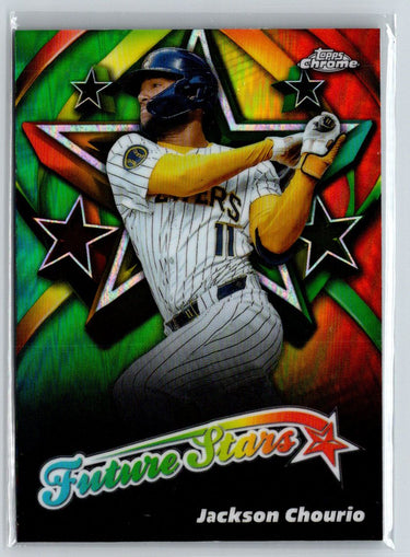 2025 Topps Chrome #FS-4 Jackson Chourio Future Stars i10