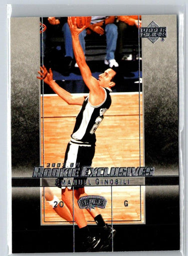 2003-04 Upper Deck Rookie Exclusives #38 Manu Ginobili i10